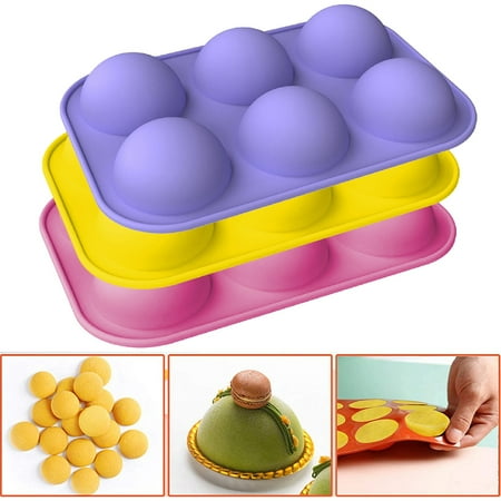 Kitchen 2PC Cake Muffin Half Cookie Ball Baking Mold Chocolate Silicone Decor Mould Sphere Cake Mould
Kitchen 2PC Cake Muffin Half Cookie Ball Baking Mold Chocolate Silicone Decor Mould Sphere Cake Mould