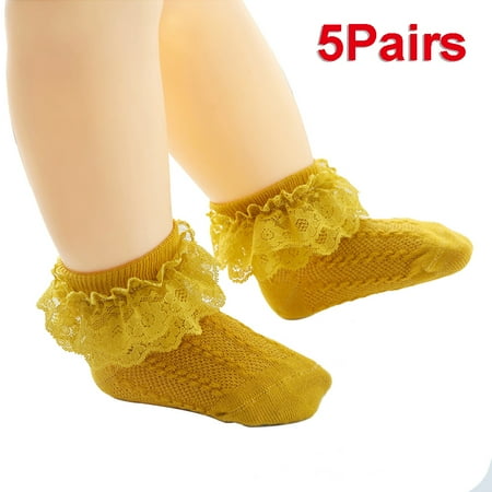 5 Pairs Children s Socks Girls White Princess Mesh Ballet Baby Floral Newborn Accessories Kids Toddlers Infant Clothing(1 Year Yellow)
5 Pairs Children s Socks Girls White Princess Mesh Ballet Baby Floral Newborn Accessories Kids Toddlers Infant Clothing(1 Year Yellow)