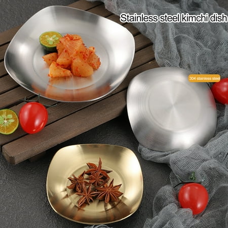 Deyuer Spit Bone Dish Food Grade 304 Stainless Steel Mirror Polished Square Utensil Solid Table Sauce Appetizer Plate Tray Kitchen Supplies Golden
Deyuer Spit Bone Dish Food Grade 304 Stainless Steel Mirror Polished Square Utensil Solid Table Sauce Appetizer Plate Tray Kitchen Supplies Golden