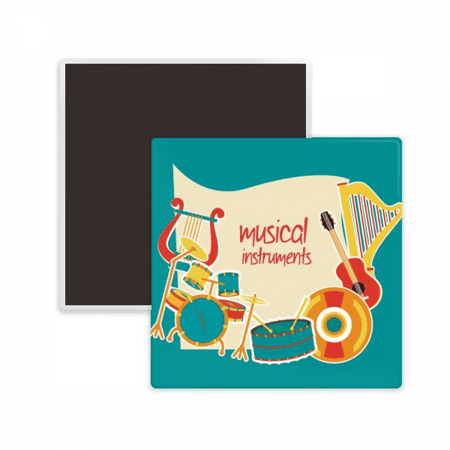 Headset Drum Music Instruments Pattern Square Ceracs Fridge Magnet Keepsake Memento
Headset Drum Music Instruments Pattern Square Ceracs Fridge Magnet Keepsake Memento