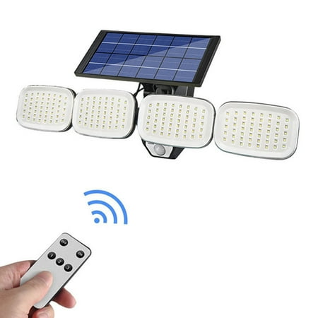 Genkent Security Solar Motion Sensor Lights 4-Heads 200 LED with Remote Control Holiday Christmas Decoration
Genkent Security Solar Motion Sensor Lights 4-Heads 200 LED with Remote Control Holiday Christmas Decoration