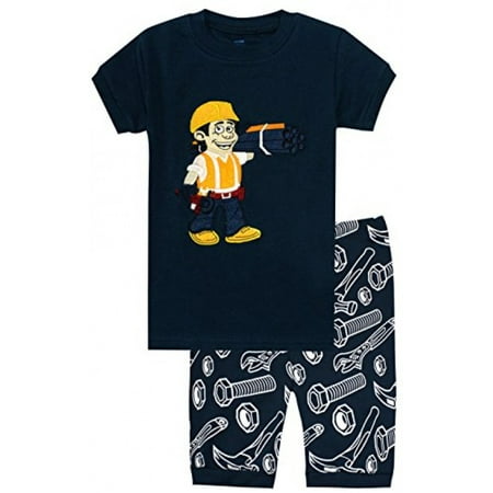 Elowel Boys Short Builder 2 Piece Pajama Set 100% Cotton (Toddler Little & Big Boys)
Elowel Boys Short Builder 2 Piece Pajama Set 100% Cotton (Toddler Little & Big Boys)