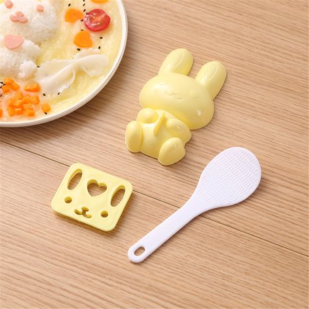 3pcs/set Reusable Rice Maker Kids Favor Cute Cartoon Rabbit Rice Mold DIY Sushi Maker Onigiri Sushi Bento Mould
3pcs/set Reusable Rice Maker Kids Favor Cute Cartoon Rabbit Rice Mold DIY Sushi Maker Onigiri Sushi Bento Mould
