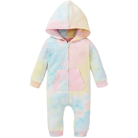 Baby Boys Girls Hooded Jumpsuit Tie Dye Long Sleeve Romper Footless One Piece Pajamas Outfits Coveralls Clothes(Pink 12-18 Months)
Baby Boys Girls Hooded Jumpsuit Tie Dye Long Sleeve Romper Footless One Piece Pajamas Outfits Coveralls Clothes(Pink 12-18 Months)