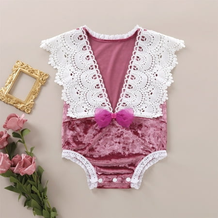 Leutsin Toddler Kids Baby Girls Lace Ruffle Vest Solid Jumpsuit Romper Princess Clothes
Leutsin Toddler Kids Baby Girls Lace Ruffle Vest Solid Jumpsuit Romper Princess Clothes