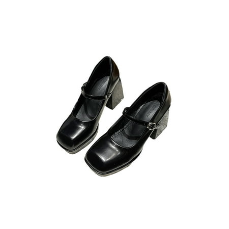 Kesitin Women Dress Pump Shoes Square Toe Pumps Ankle Strap Buckle Mary Jane Heels Comfort Fashion Leather Shoe Party High Heel Black 5
Kesitin Women Dress Pump Shoes Square Toe Pumps Ankle Strap Buckle Mary Jane Heels Comfort Fashion Leather Shoe Party High Heel Black 5