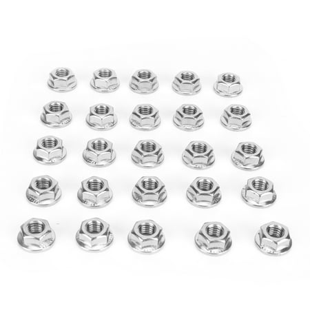25Pcs Flange Nut Corrosion Resistant Stainless Steel Nuts Greenhouse Supplies AccessoriesM8
25Pcs Flange Nut Corrosion Resistant Stainless Steel Nuts Greenhouse Supplies AccessoriesM8