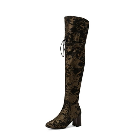 Over-the-Knee Boots High Heel Pointed Toe Boots Fashion Women s Boots Womens Thigh High Boots Block Chunky Heel Boots Casual Fall Winter Slip On Boots
Over-the-Knee Boots High Heel Pointed Toe Boots Fashion Women s Boots Womens Thigh High Boots Block Chunky Heel Boots Casual Fall Winter Slip On Boots