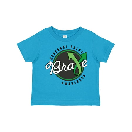 Inktastic Cerebral Palsy Awareness Brave Gift Toddler Boy or Toddler Girl T-Shirt