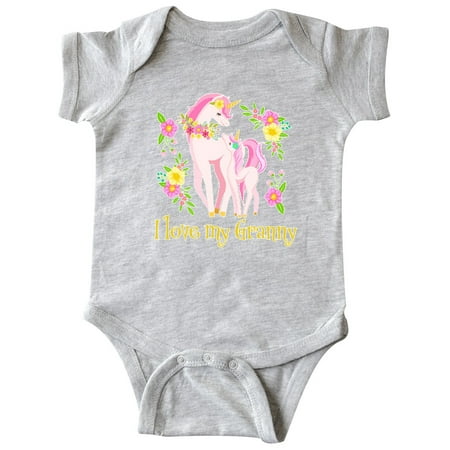 Inktastic I Love My Granny Unicorn with Pink and Yellow Flowers Gift Baby Boy or Baby Girl Bodysuit
Inktastic I Love My Granny Unicorn with Pink and Yellow Flowers Gift Baby Boy or Baby Girl Bodysuit