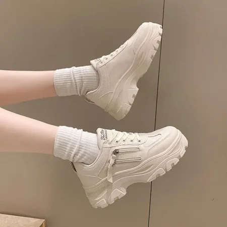 Women‘s Leisure Faux Leather Sneakers Breathable Low Top Height Increasing Lace Up Casual Shoes Women‘s Sport Shoes
Women‘s Leisure Faux Leather Sneakers Breathable Low Top Height Increasing Lace Up Casual Shoes Women‘s Sport Shoes
