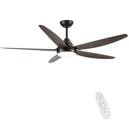 Ceiling Fan DFITO 56 Remote Control Ceiling Fan with Light 5 Blades Modern Indoor Ceiling Fans Brown
Ceiling Fan DFITO 56 Remote Control Ceiling Fan with Light 5 Blades Modern Indoor Ceiling Fans Brown