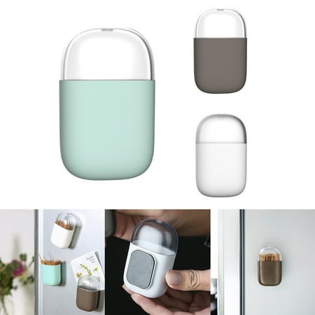 Ruibeauty Wall Mount Toothpick Storage Box Fridge Magnet Toothpick Box Magnetic Holder
Ruibeauty Wall Mount Toothpick Storage Box Fridge Magnet Toothpick Box Magnetic Holder