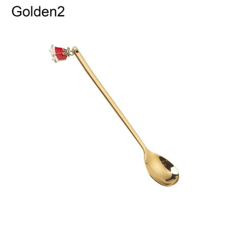 UDIYO Spoon Christmas Spoon with Long Handle Sturdy Stainless Steel Dessert Salad Fruit Tasting Cocktail Spoons for Party
UDIYO Spoon Christmas Spoon with Long Handle Sturdy Stainless Steel Dessert Salad Fruit Tasting Cocktail Spoons for Party