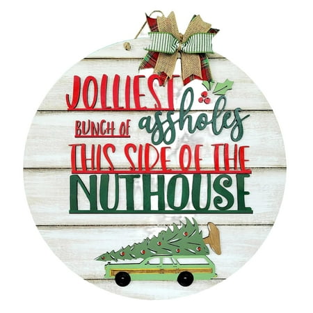 LIHUA Christmas Door Sign Lettering Design Three-dimensional Round Family Holiday Party Welcome Wreath Pendant for Doorway
LIHUA Christmas Door Sign Lettering Design Three-dimensional Round Family Holiday Party Welcome Wreath Pendant for Doorway