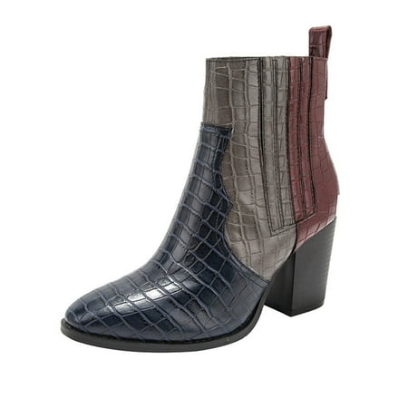 Vikakiooze Women s Shoes Fashion Stitching Color Minimalistic Comfortable Snake Pattern High Heel Thick Heels b-o-o-t s Shoes for Women 2022
Vikakiooze Women s Shoes Fashion Stitching Color Minimalistic Comfortable Snake Pattern High Heel Thick Heels b-o-o-t s Shoes for Women 2022