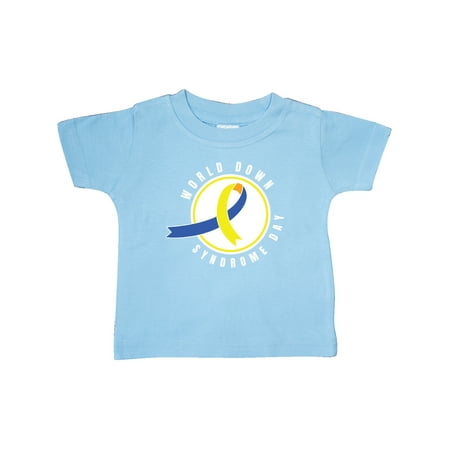 Inktastic World Down Syndrome Day with Yellow and Blue Ribbon Gift Baby Boy or Baby Girl T-Shirt
Inktastic World Down Syndrome Day with Yellow and Blue Ribbon Gift Baby Boy or Baby Girl T-Shirt