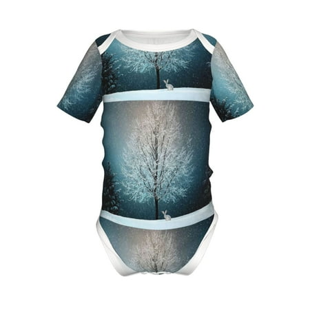 Junzan Winter Rabbit Print Short-Sleeve Baby Climbing Clothes Bodysuits for Infant One-Piece for Baby Boys & Girls Baby Clothes Baby Romper with Snap Closure-3 Months
Junzan Winter Rabbit Print Short-Sleeve Baby Climbing Clothes Bodysuits for Infant One-Piece for Baby Boys & Girls Baby Clothes Baby Romper with Snap Closure-3 Months
