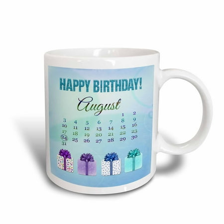 3dRose Birthday on August 24th Glitter Look Happy Birthday and Colorful Presents - Ceramic Mug 11-ounce
3dRose Birthday on August 24th Glitter Look Happy Birthday and Colorful Presents - Ceramic Mug 11-ounce