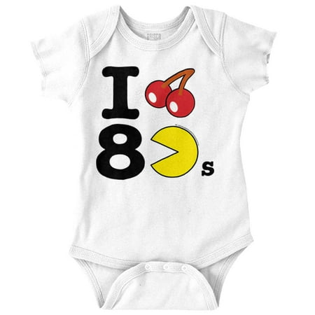 PACMAN I Love the 80s Cherry Fruit Romper Boys or Girls Infant Baby Brisco Brands 6M
PACMAN I Love the 80s Cherry Fruit Romper Boys or Girls Infant Baby Brisco Brands 6M