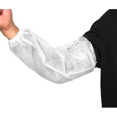 White Polypropylene Sleeves 24 . Pack of 100 Non-Woven Fabric Oversleeves Protective Arm Sleeves Covers with Elastic Ends for Painting; Repair; Cleaning; Washing; Tattoo
White Polypropylene Sleeves 24 . Pack of 100 Non-Woven Fabric Oversleeves Protective Arm Sleeves Covers with Elastic Ends for Painting; Repair; Cleaning; Washing; Tattoo