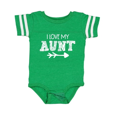 Inktastic I Love My Aunt with Arrow Gift Baby Boy or Baby Girl Bodysuit