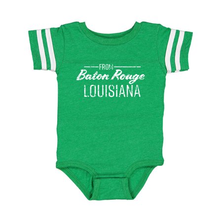 Inktastic From Baton Rouge Louisiana in White Distressed Text Gift Baby Boy or Baby Girl Bodysuit
Inktastic From Baton Rouge Louisiana in White Distressed Text Gift Baby Boy or Baby Girl Bodysuit