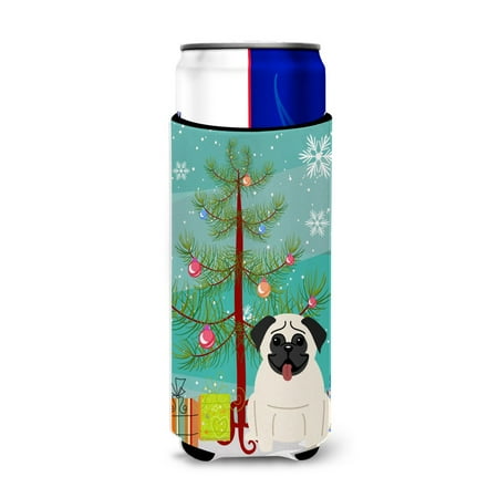 Carolines Treasures BB4129MUK Merry Christmas Tree Pug Cream Michelob Ultra Hugger for slim cans Slim Can multicolor
Carolines Treasures BB4129MUK Merry Christmas Tree Pug Cream Michelob Ultra Hugger for slim cans Slim Can multicolor