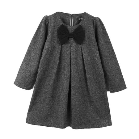 HBYJLZYG Woolen Dress For Girls Winter Baby Long Sleeve Bowknot Solid Color Loose Woolen Dress 2-8 Years Xmas Baby Shower Gift
HBYJLZYG Woolen Dress For Girls Winter Baby Long Sleeve Bowknot Solid Color Loose Woolen Dress 2-8 Years Xmas Baby Shower Gift
