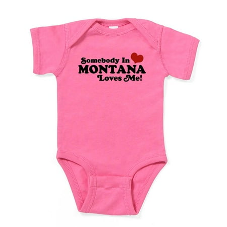 CafePress - Montanaloves - Cute Infant Bodysuit Baby Romper
