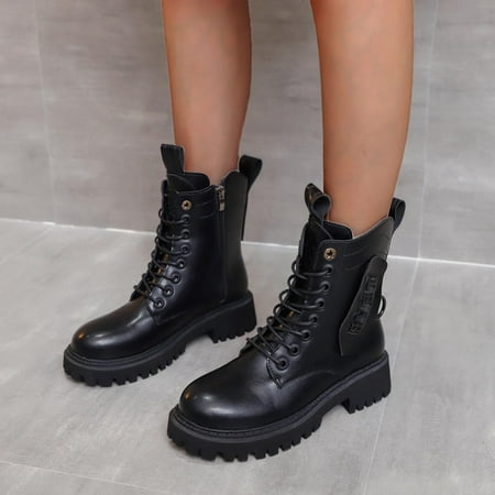 Ankle Boots Womens Shoes Fashion Boots Platform Round Toe Solid Color Lace Up Medium Heel Heel Leather Short Boots
Ankle Boots Womens Shoes Fashion Boots Platform Round Toe Solid Color Lace Up Medium Heel Heel Leather Short Boots