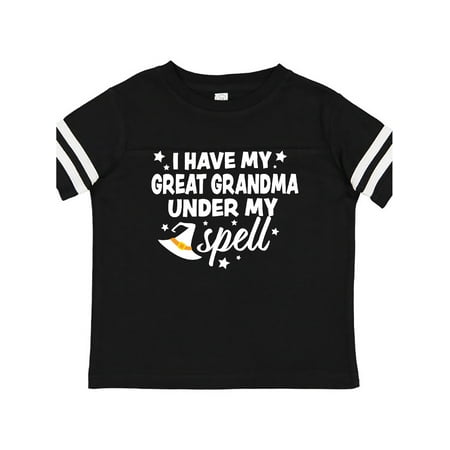 Inktastic I Have My Great Grandma Under My Spell with Cute Witch Hat Gift Toddler Boy or Toddler Girl T-Shirt
Inktastic I Have My Great Grandma Under My Spell with Cute Witch Hat Gift Toddler Boy or Toddler Girl T-Shirt
