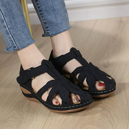 Vedolay Sandals for Summer Wedge Sandals for Women Elastic Ankle Strap Open Toe Platform Sandals Beige 8
Vedolay Sandals for Summer Wedge Sandals for Women Elastic Ankle Strap Open Toe Platform Sandals Beige 8