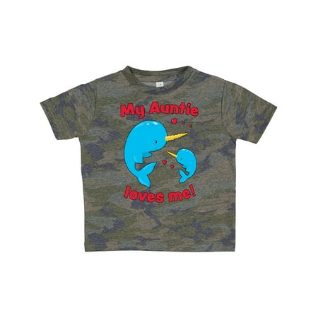 Inktastic My Auntie Loves Me Narwhal Family Gift Toddler Boy or Toddler Girl T-Shirt
Inktastic My Auntie Loves Me Narwhal Family Gift Toddler Boy or Toddler Girl T-Shirt