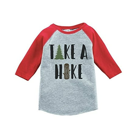 Custom Party Shop Unisex Take a Hike Outdoors Raglan Tee Red
