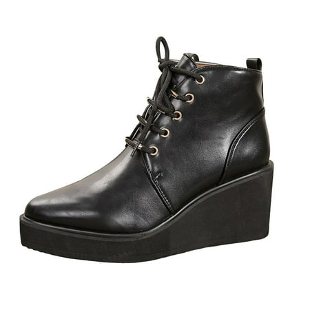 OJSFQUFP Non Slip Shoes for Women Fashionable and Versatile Thick Soled Women s Round Toe Leather Ankle Boots Comfortable Fall Shoes Womens Casual Boots Black 39
OJSFQUFP Non Slip Shoes for Women Fashionable and Versatile Thick Soled Women s Round Toe Leather Ankle Boots Comfortable Fall Shoes Womens Casual Boots Black 39