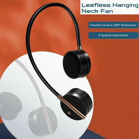 Neck fan Portable Leafless USB charging personal fan 3-level Air Flow 720°up and down Left and Right Adjustable Wind
Neck fan Portable Leafless USB charging personal fan 3-level Air Flow 720°up and down Left and Right Adjustable Wind