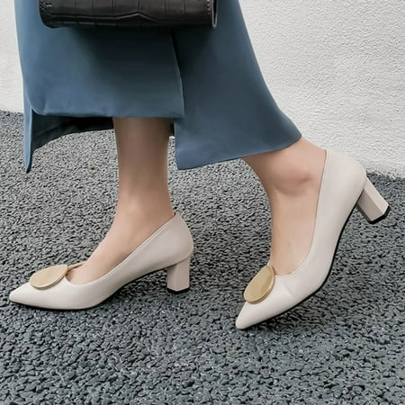 Christmas Women s Simple And Stylish Solid Color Spring And Summer Plain Simple Thick Heel Pointed Single Shoes Low Top Shoes
Christmas Women s Simple And Stylish Solid Color Spring And Summer Plain Simple Thick Heel Pointed Single Shoes Low Top Shoes
