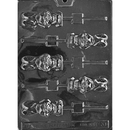 Candyland Crafts CHUNKY BUNNY LOLLY Chocolate Candy Soap Mold Combo | Food Safe Plastic Durable and Reusable Chocolate Making Mold - E031 - (1 Pack)
Candyland Crafts CHUNKY BUNNY LOLLY Chocolate Candy Soap Mold Combo | Food Safe Plastic Durable and Reusable Chocolate Making Mold - E031 - (1 Pack)