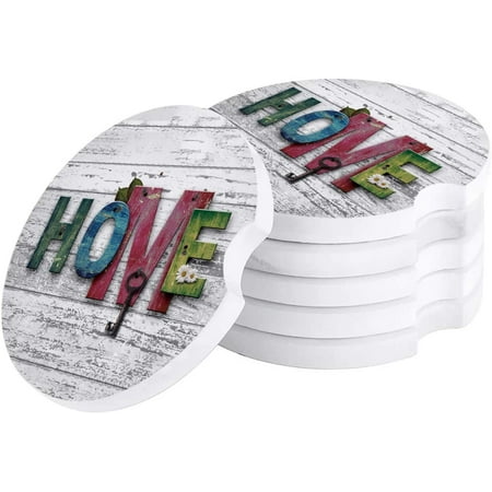 KXMDXA Colorful Home Word Vintage Wood Grain Set of 2 Car Coaster for Drinks Absorbent Ceramic Stone Coasters Cup Mat with Cork Base for Home Kitchen Room Coffee Table Bar Decor
KXMDXA Colorful Home Word Vintage Wood Grain Set of 2 Car Coaster for Drinks Absorbent Ceramic Stone Coasters Cup Mat with Cork Base for Home Kitchen Room Coffee Table Bar Decor