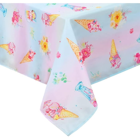 WISH TREE Summer Table Cloth Ice Cream Party Tablecloth Waterproof Wrinkle-Free Pink Ice Cream Themed Tablecloths for Kids Girls Birthday Baby Shower Wedding Party Decorations
WISH TREE Summer Table Cloth Ice Cream Party Tablecloth Waterproof Wrinkle-Free Pink Ice Cream Themed Tablecloths for Kids Girls Birthday Baby Shower Wedding Party Decorations