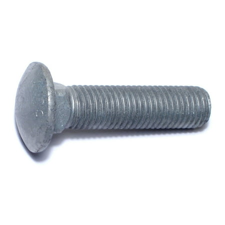 3/4 -10 x 3 Galvanized Grade 2 / A307 Carriage Bolts CBS-829 (10 pcs.)