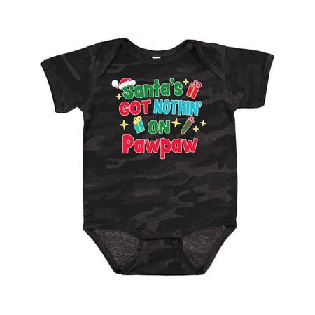 Inktastic Santa s Got Nothin on Pawpaw with Christmas Presents Gift Baby Boy or Baby Girl Bodysuit
Inktastic Santa s Got Nothin on Pawpaw with Christmas Presents Gift Baby Boy or Baby Girl Bodysuit
