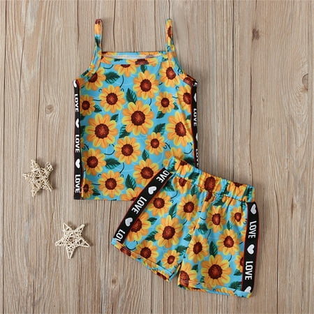 Wiueurtly Kids Girls Fashional Floral Suspender Top Printed Short SPantsInfant 2pcs Girls Outfits&Set Baby Girl Outfits
Wiueurtly Kids Girls Fashional Floral Suspender Top Printed Short SPantsInfant 2pcs Girls Outfits&Set Baby Girl Outfits