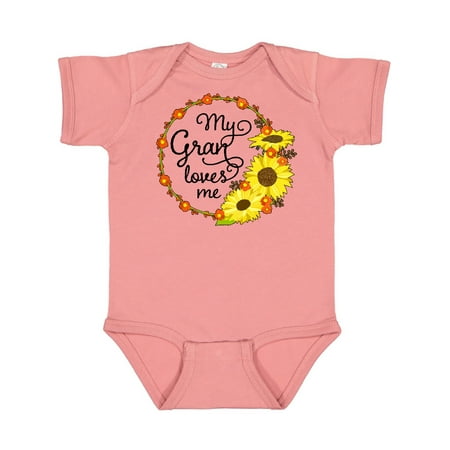 Inktastic My Gran Loves Me with Sunflower Wreath Gift Baby Boy or Baby Girl Bodysuit
Inktastic My Gran Loves Me with Sunflower Wreath Gift Baby Boy or Baby Girl Bodysuit