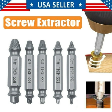 5 pcs Damaged Screw Extractor Speed Out Drill Bits Tool Set Broken Bolt Remover
5 pcs Damaged Screw Extractor Speed Out Drill Bits Tool Set Broken Bolt Remover