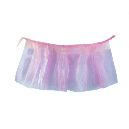 Table Skirt Cover 39Inch Birthday Wedding Festive Party Decor Table Cloth 1PCS