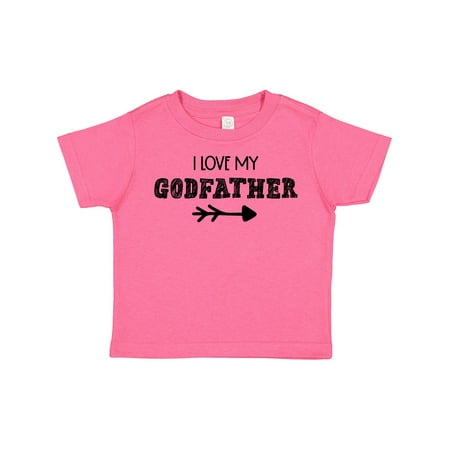Inktastic I Love My Godfather with Arrow Gift Toddler Boy or Toddler Girl T-Shirt