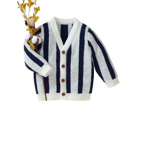 Infant Baby Boys Spring Autumn Knitted Cardigan Stripes Long Sleeve Single-breasted Outwear Casual Tops
Infant Baby Boys Spring Autumn Knitted Cardigan Stripes Long Sleeve Single-breasted Outwear Casual Tops