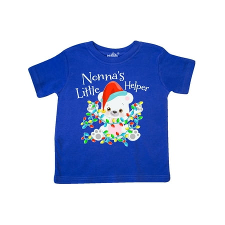 Inktastic Nonna s Little Helper Cute Polar Bear with Christmas Lights Gift Toddler Boy or Toddler Girl T-Shirt
Inktastic Nonna s Little Helper Cute Polar Bear with Christmas Lights Gift Toddler Boy or Toddler Girl T-Shirt